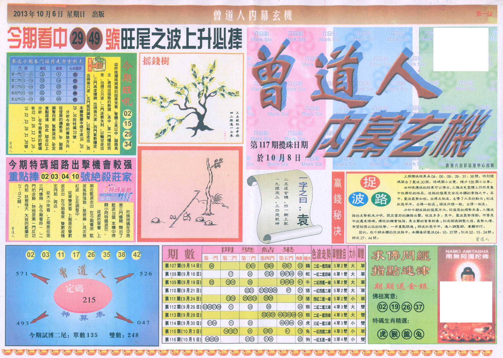 曾道人内幕玄机