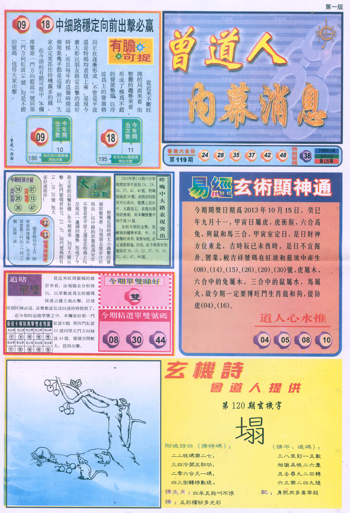 曾道人内幕消息