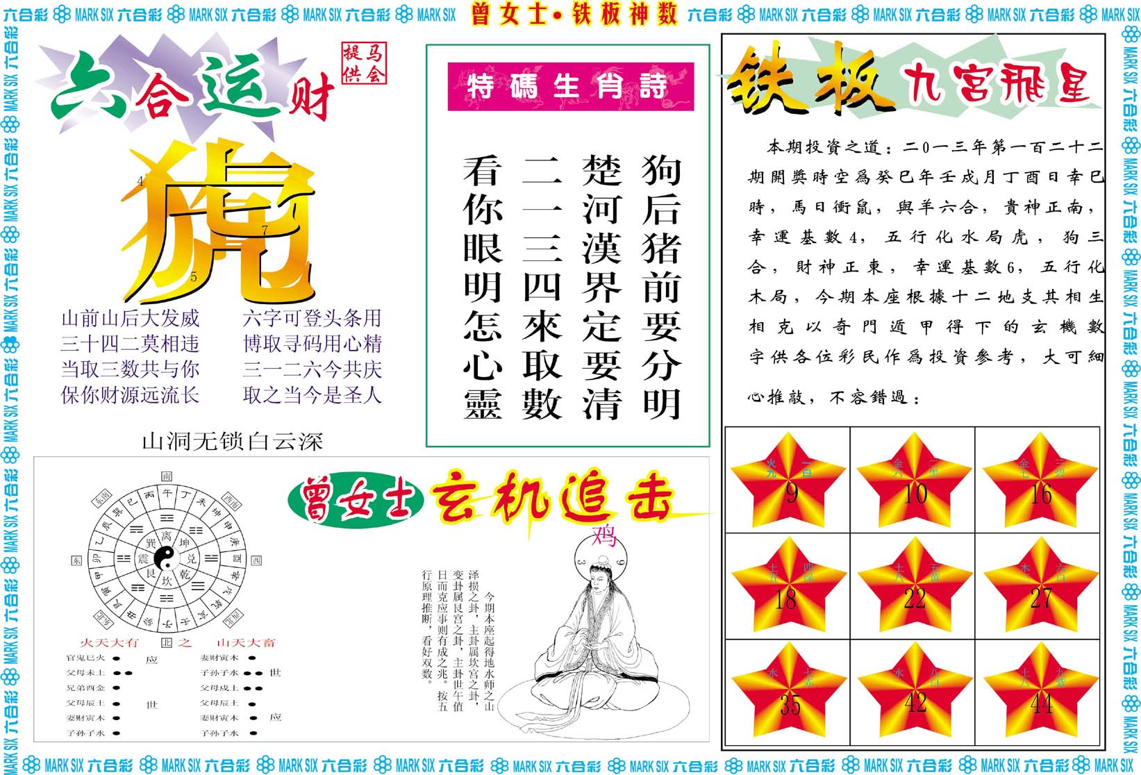 曾女士铁板神数