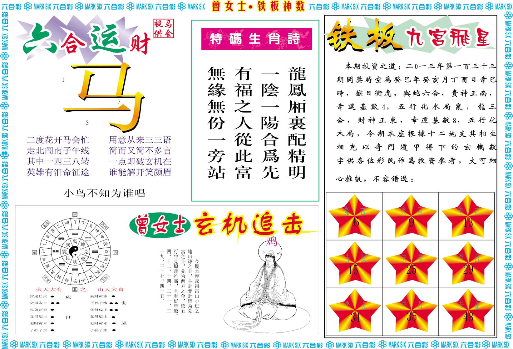 曾女士铁板神数