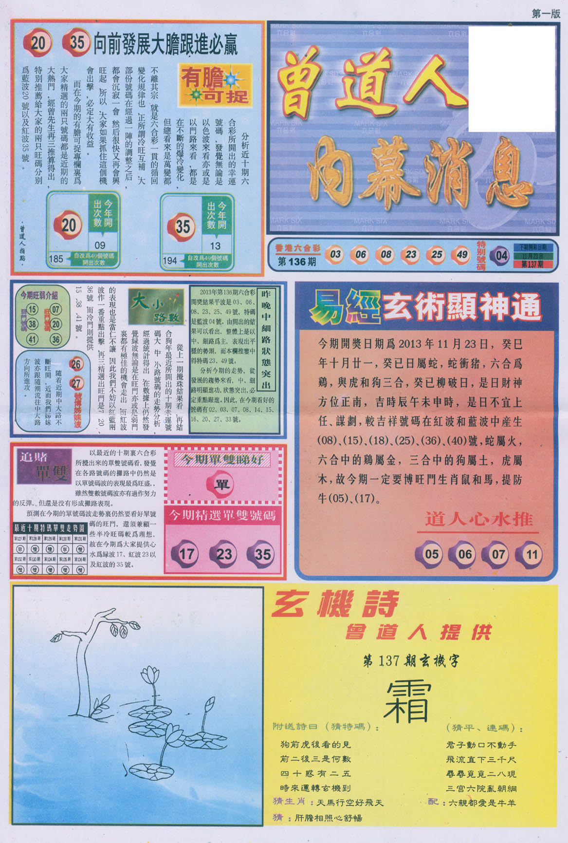 曾道人内幕消息