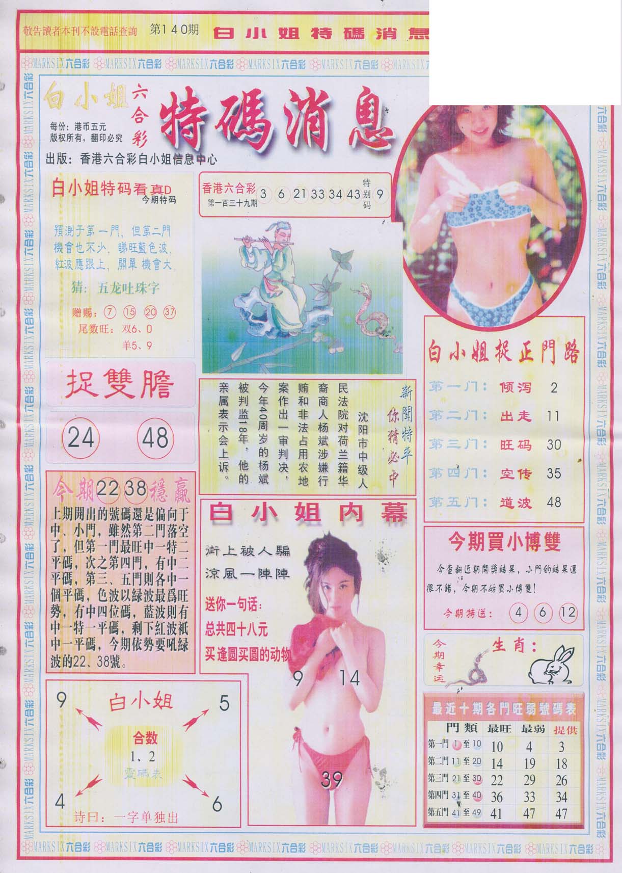 白小姐特码消息