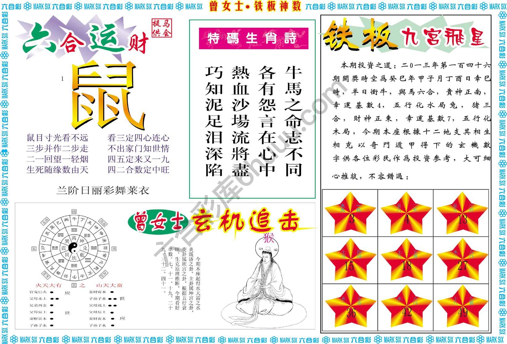 曾女士铁板神数