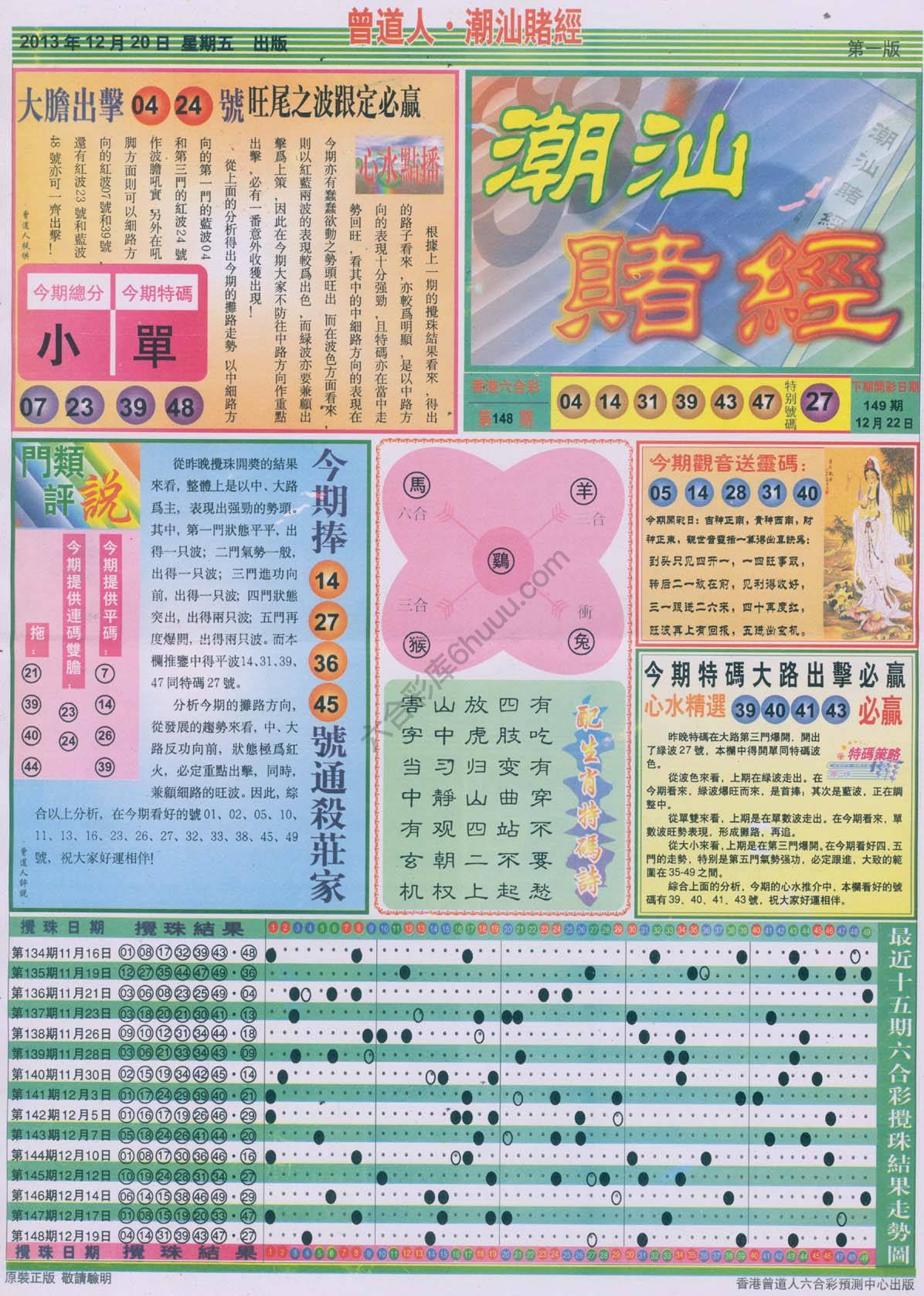 曾道人潮汕赌经