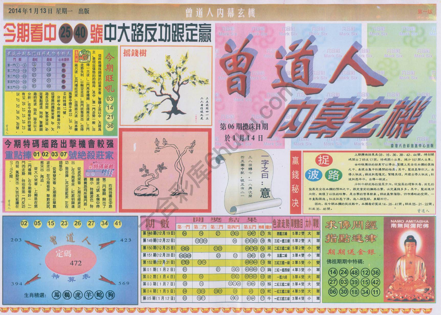 曾道人内幕玄机