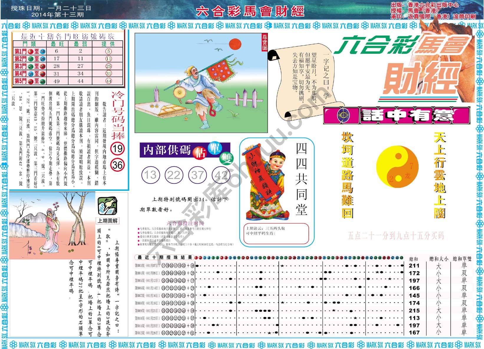 六合彩马会财经