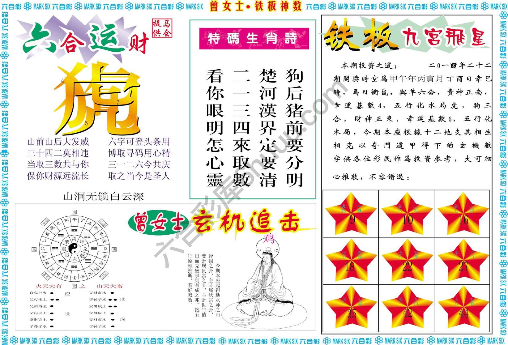 曾女士铁板神数