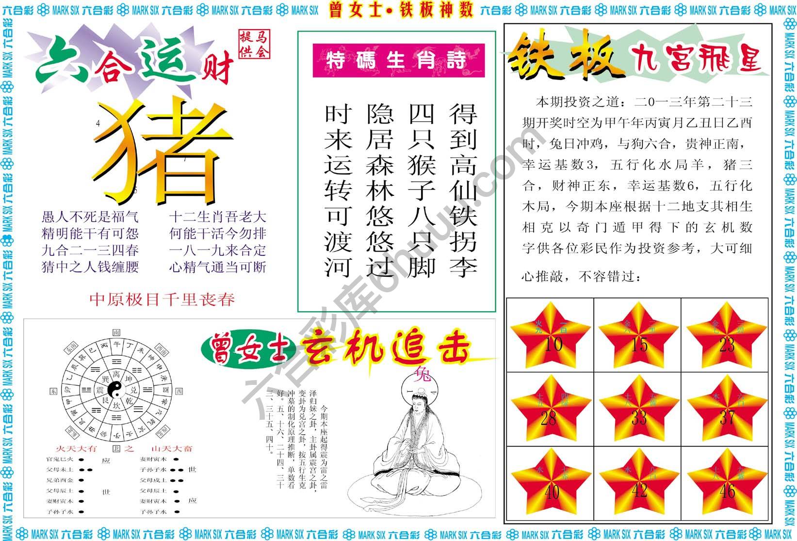 曾女士铁板神数