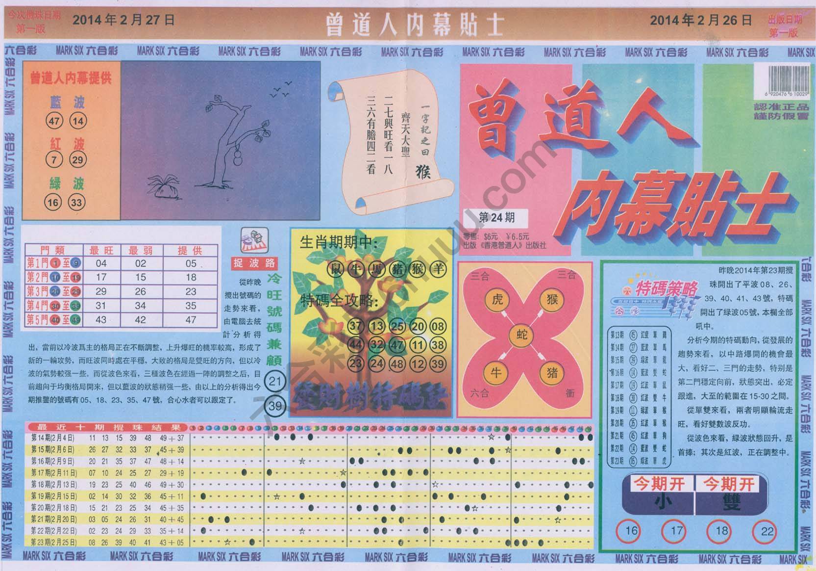 曾道人内幕贴士