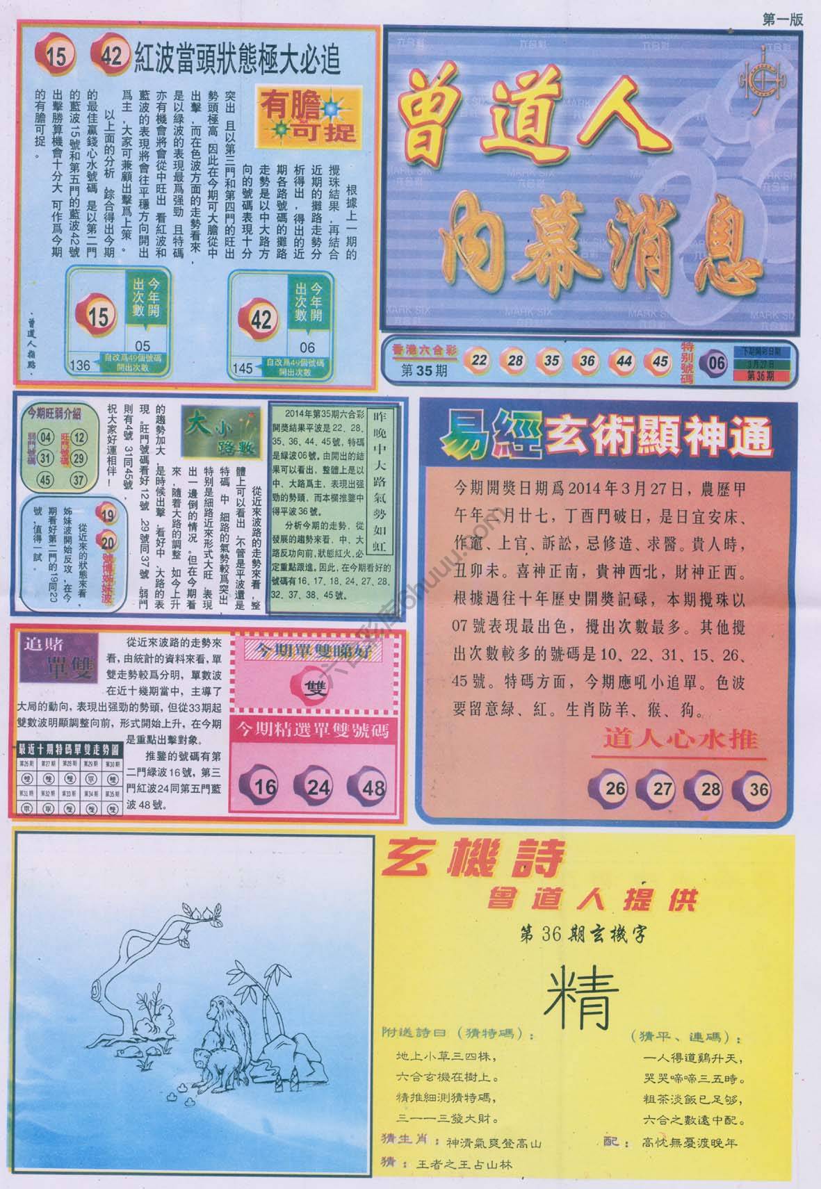 曾道人内幕消息