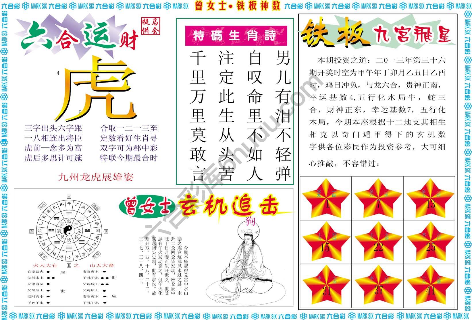 曾女士铁板神数