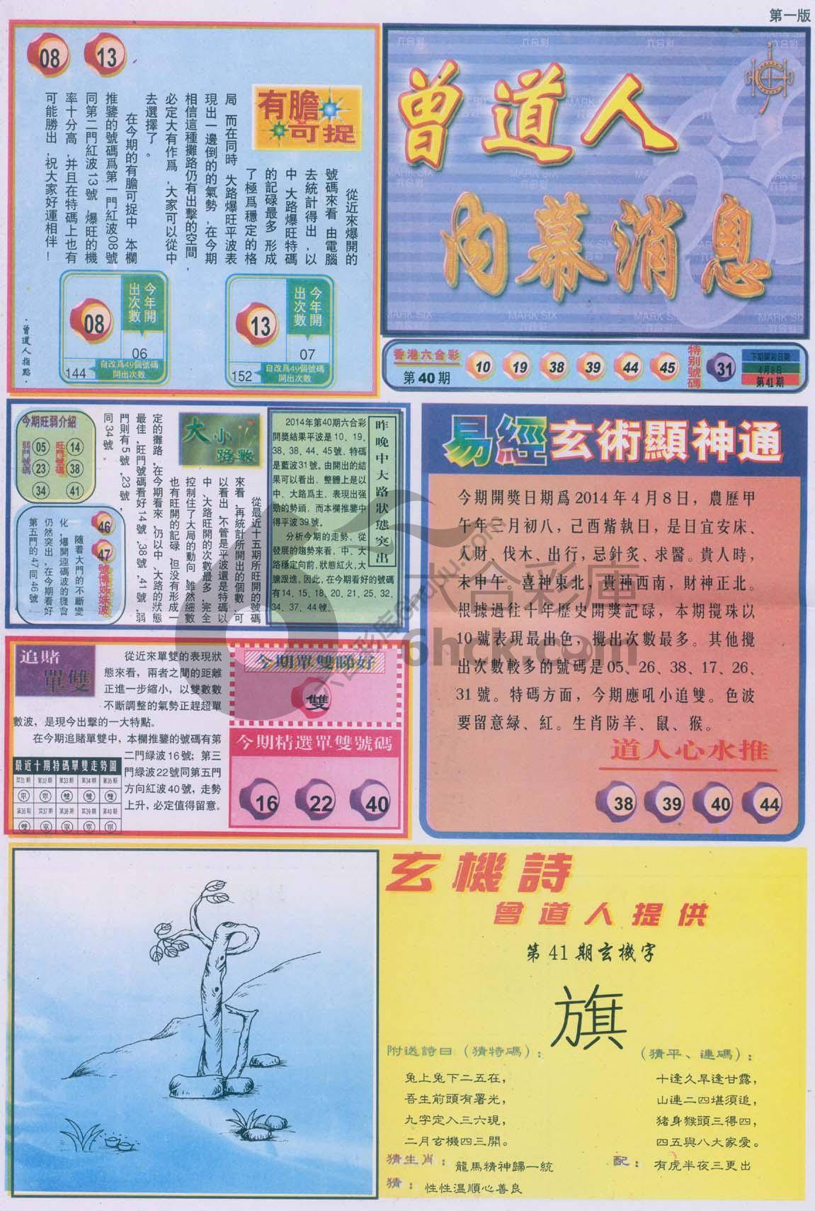 曾道人内幕消息