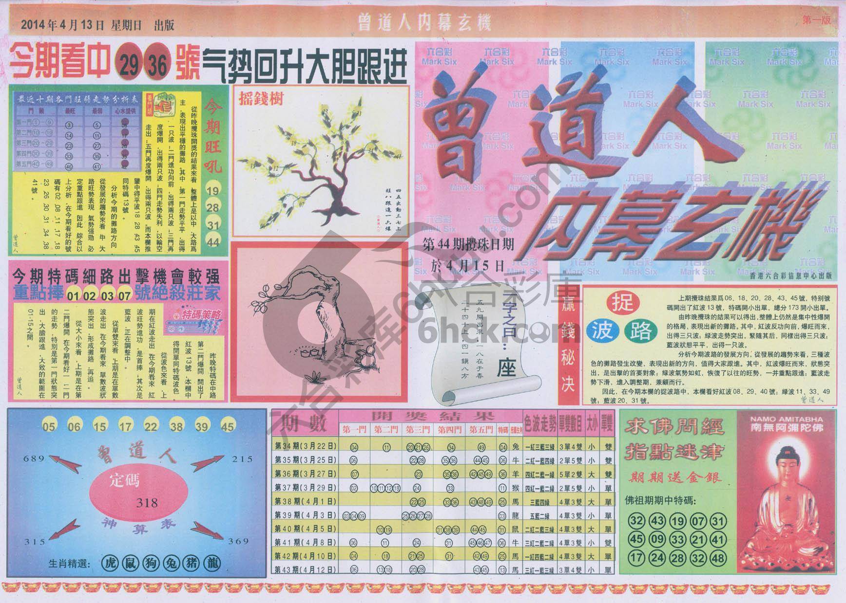 曾道人内幕玄机