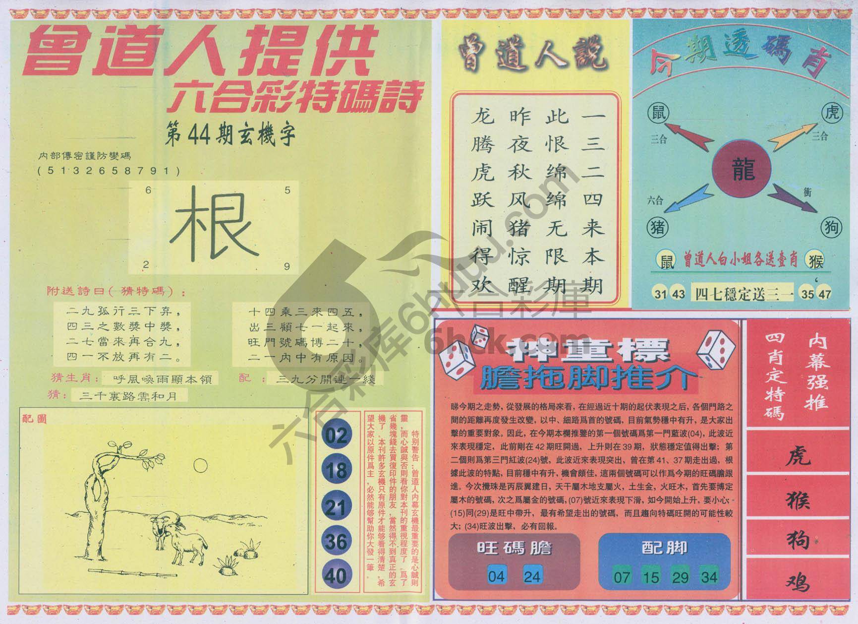 曾道人内幕玄机