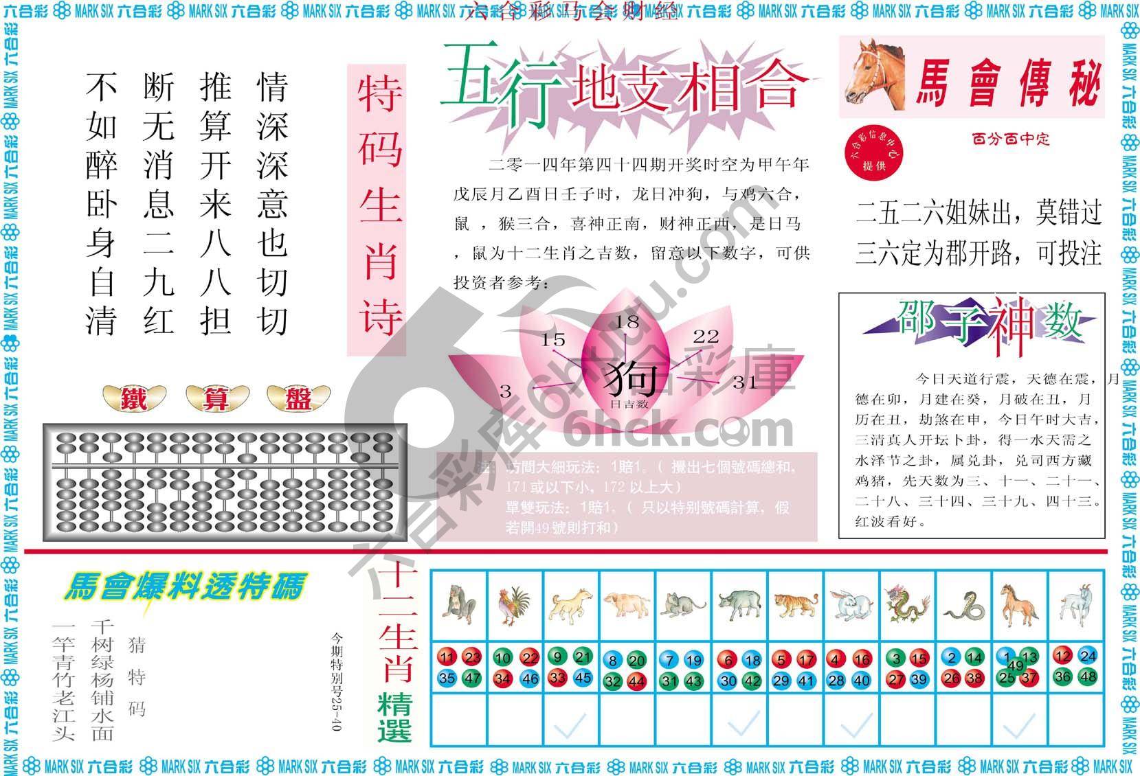 六合彩马会财经