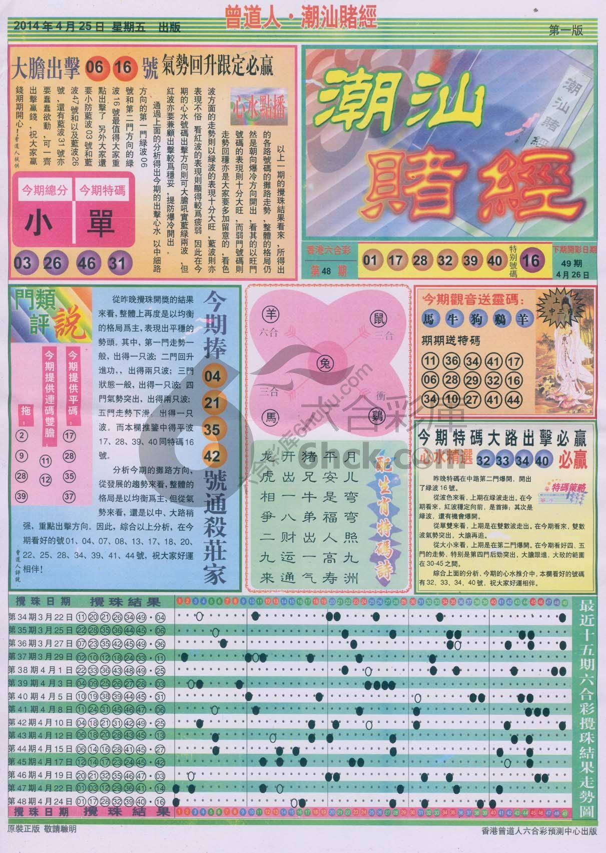 曾道人潮汕赌经