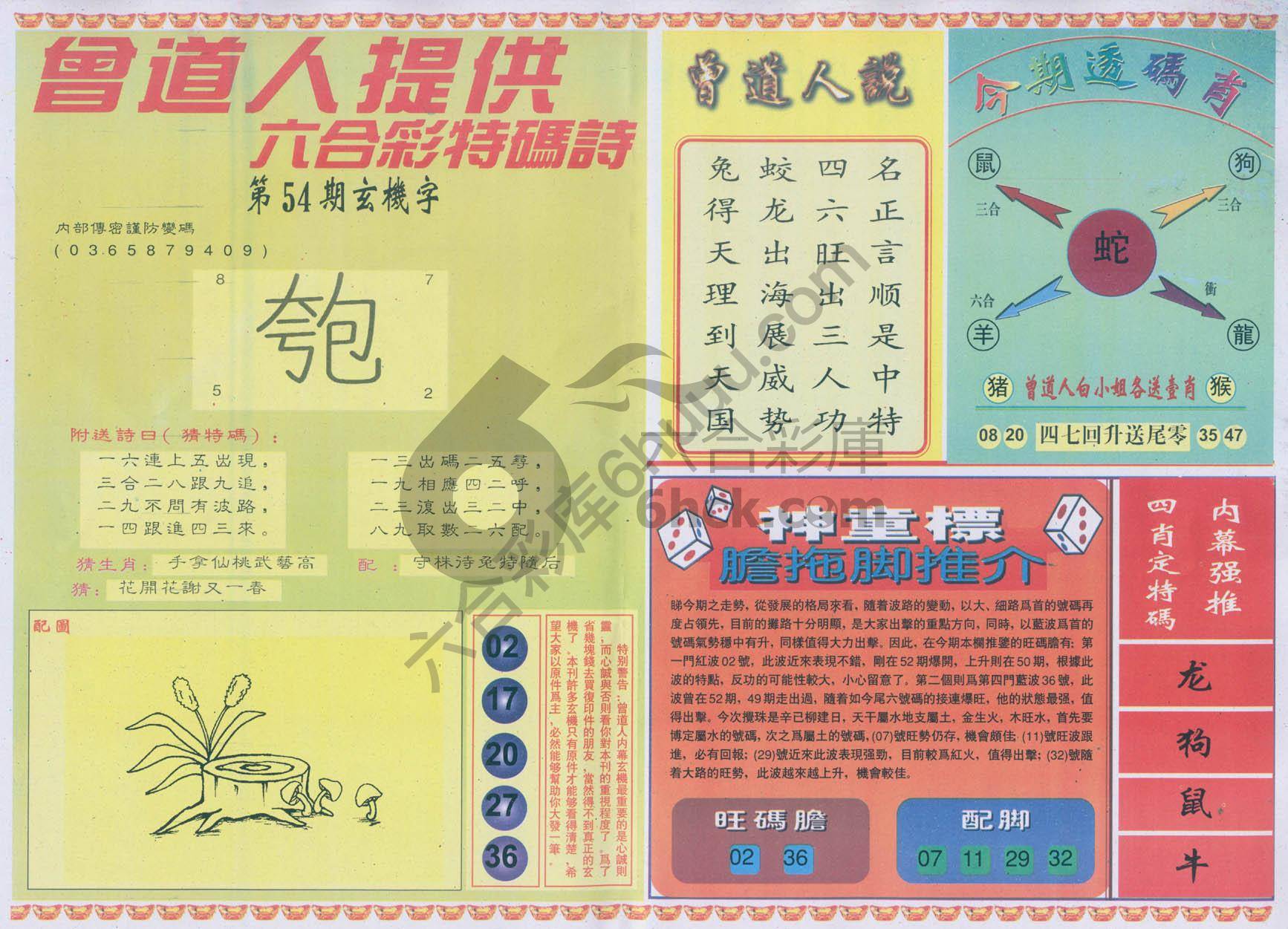 曾道人内幕玄机