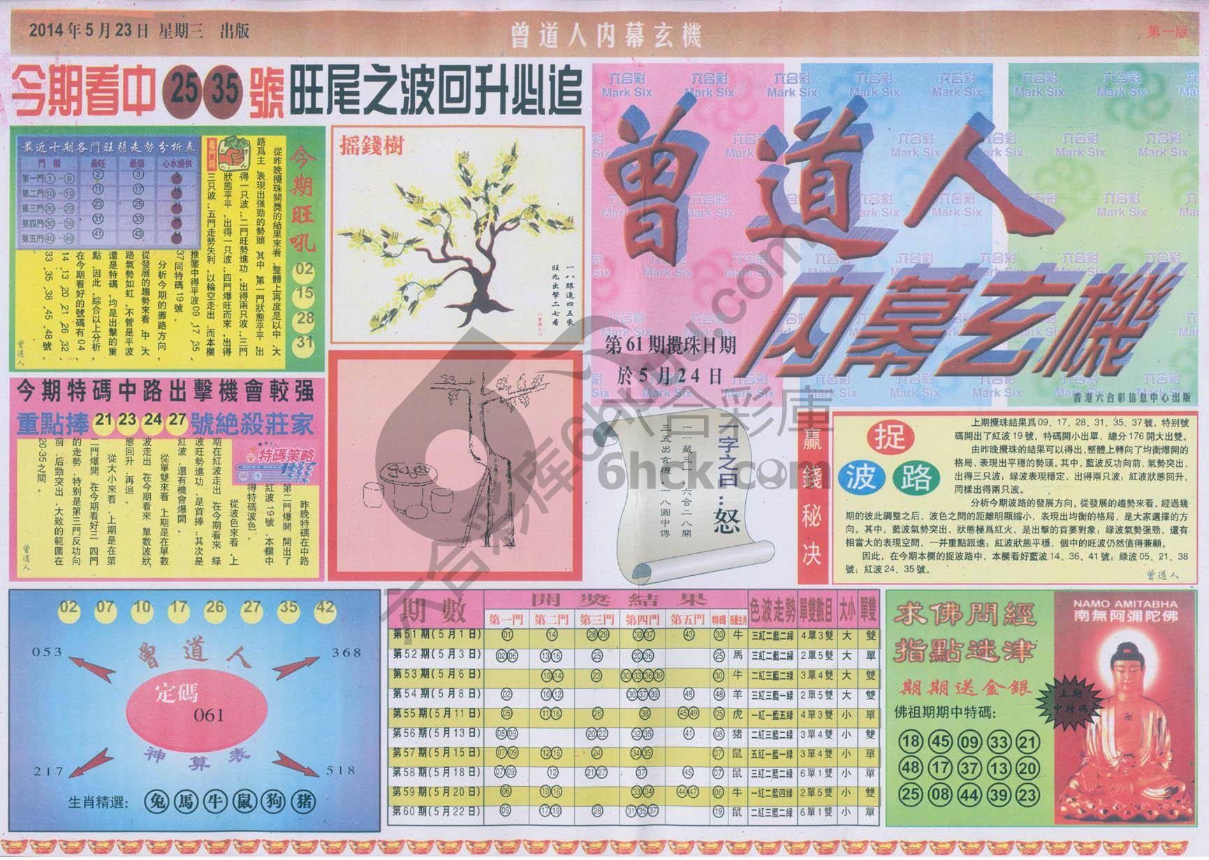 曾道人内幕玄机