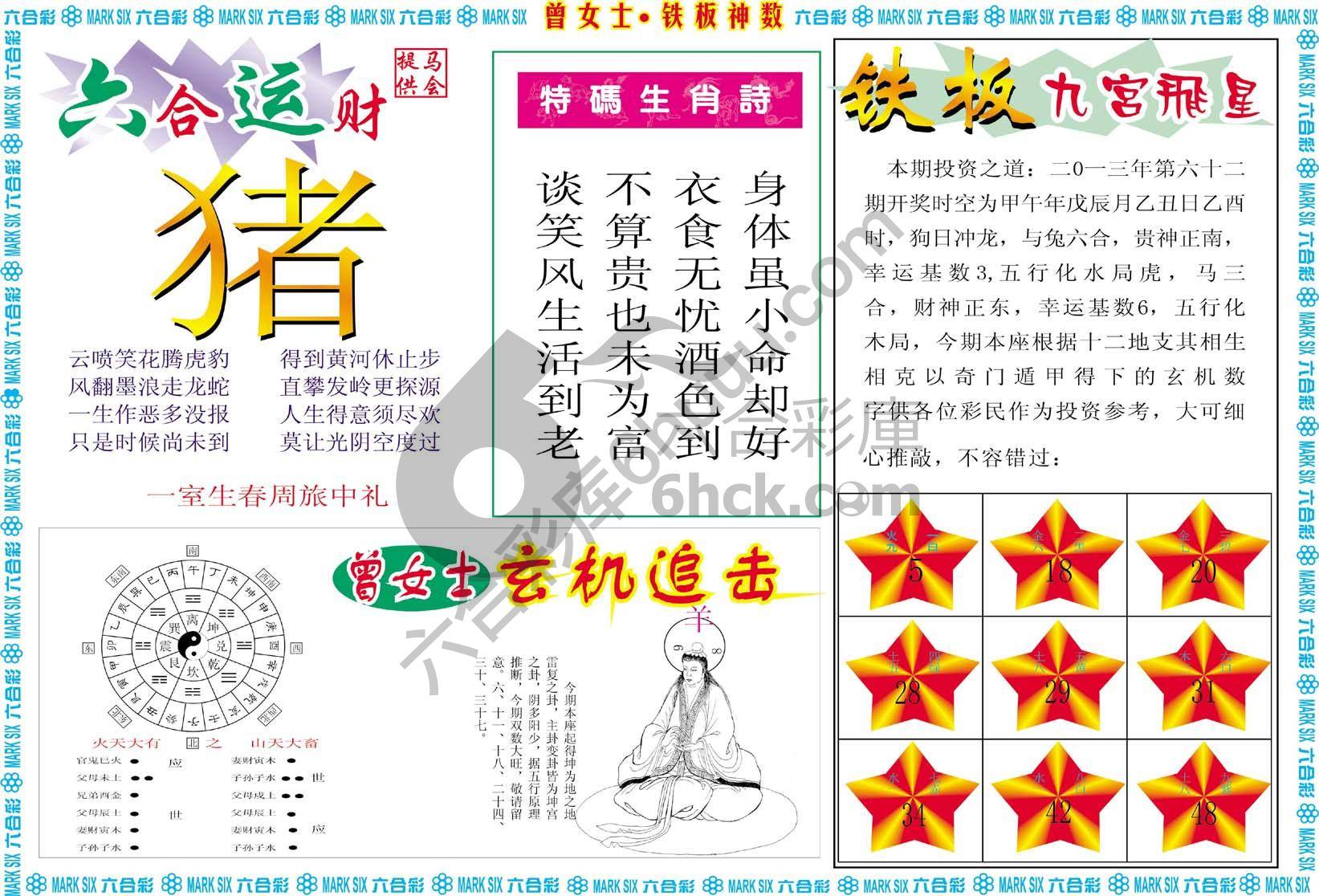 曾女士铁板神数