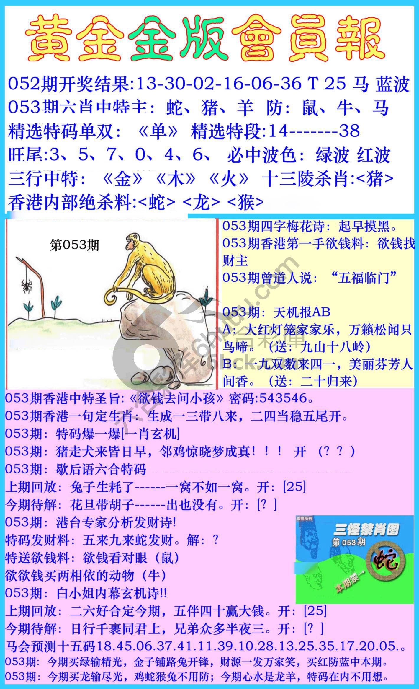 黄金金版会员报