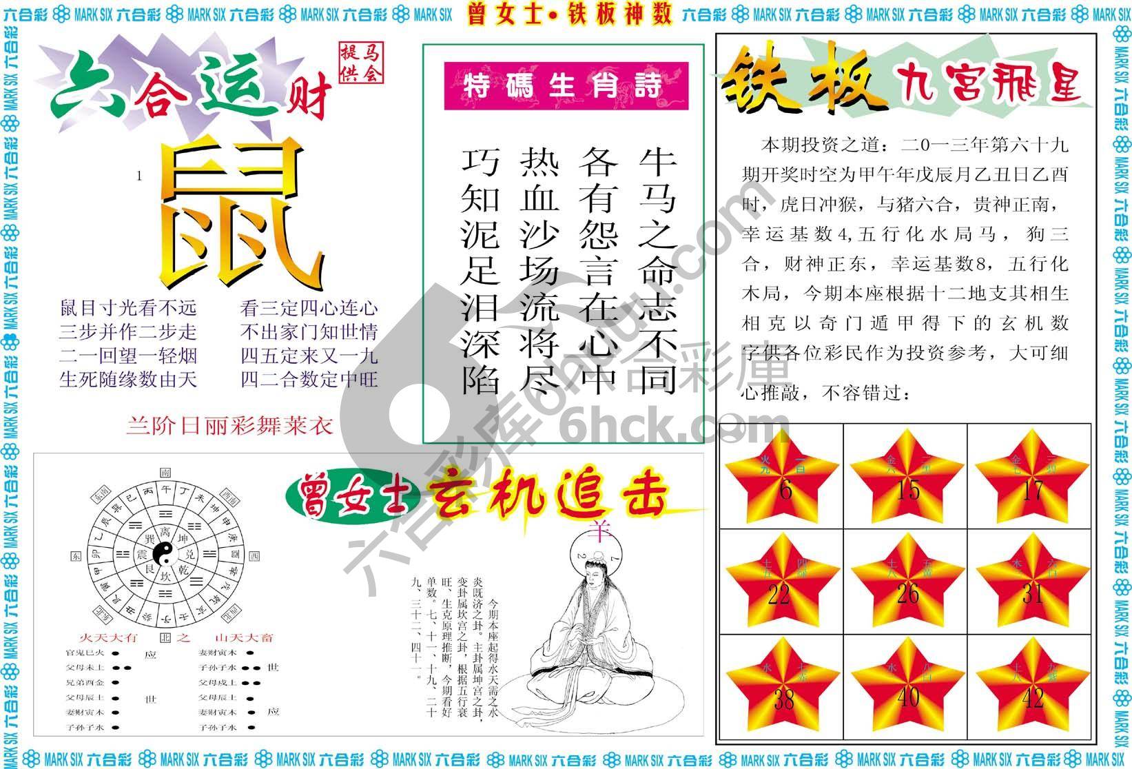 曾女士铁板神数