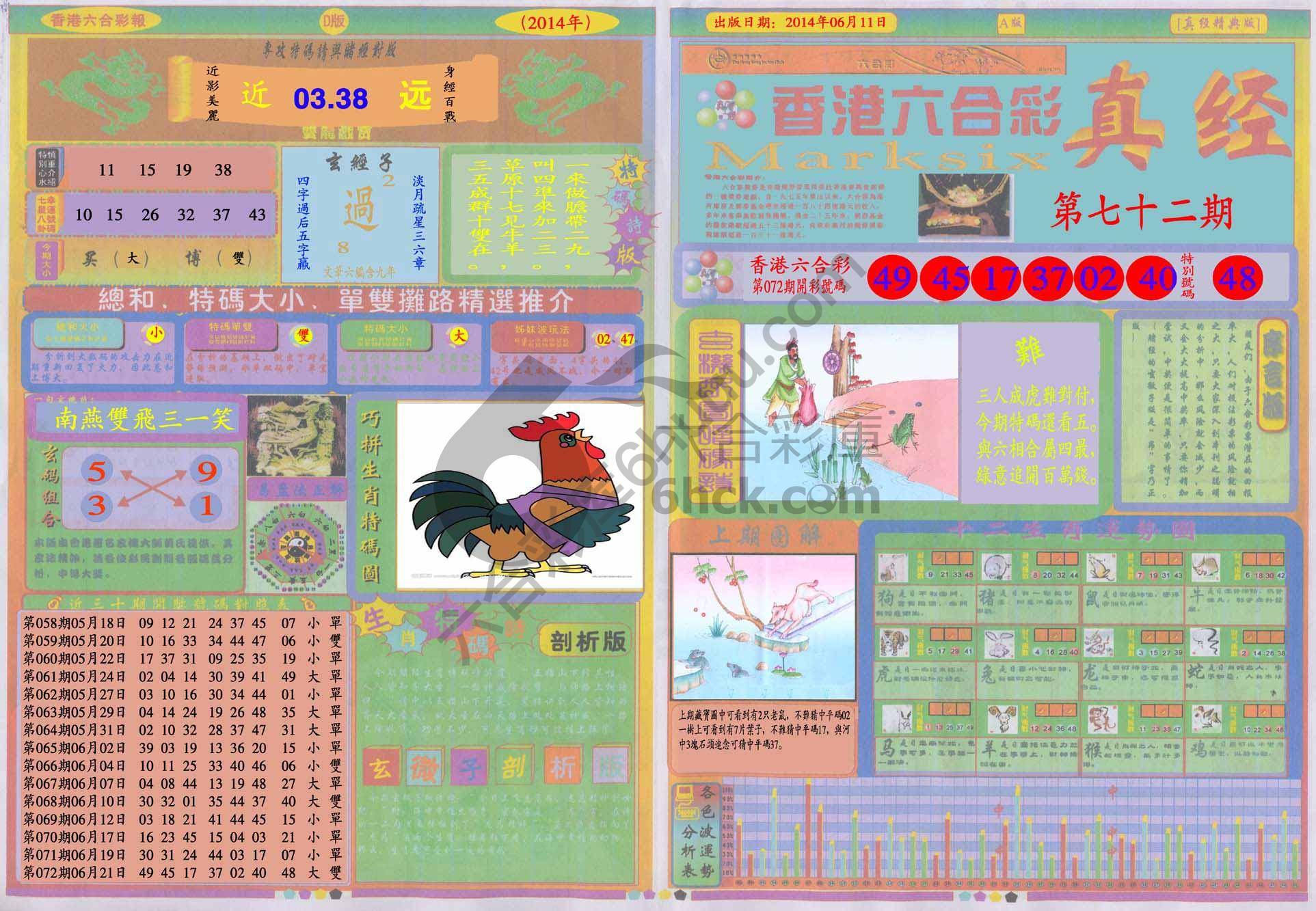 香港六合彩真经