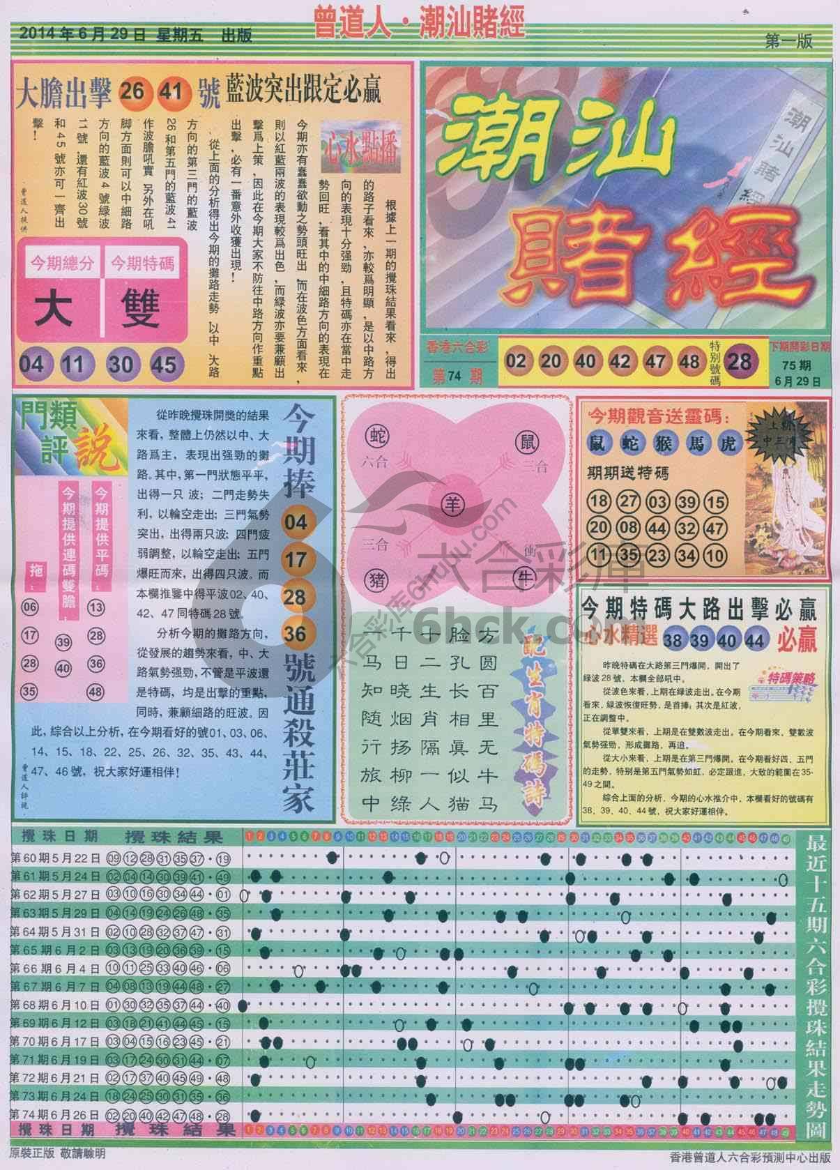 曾道人潮汕赌经