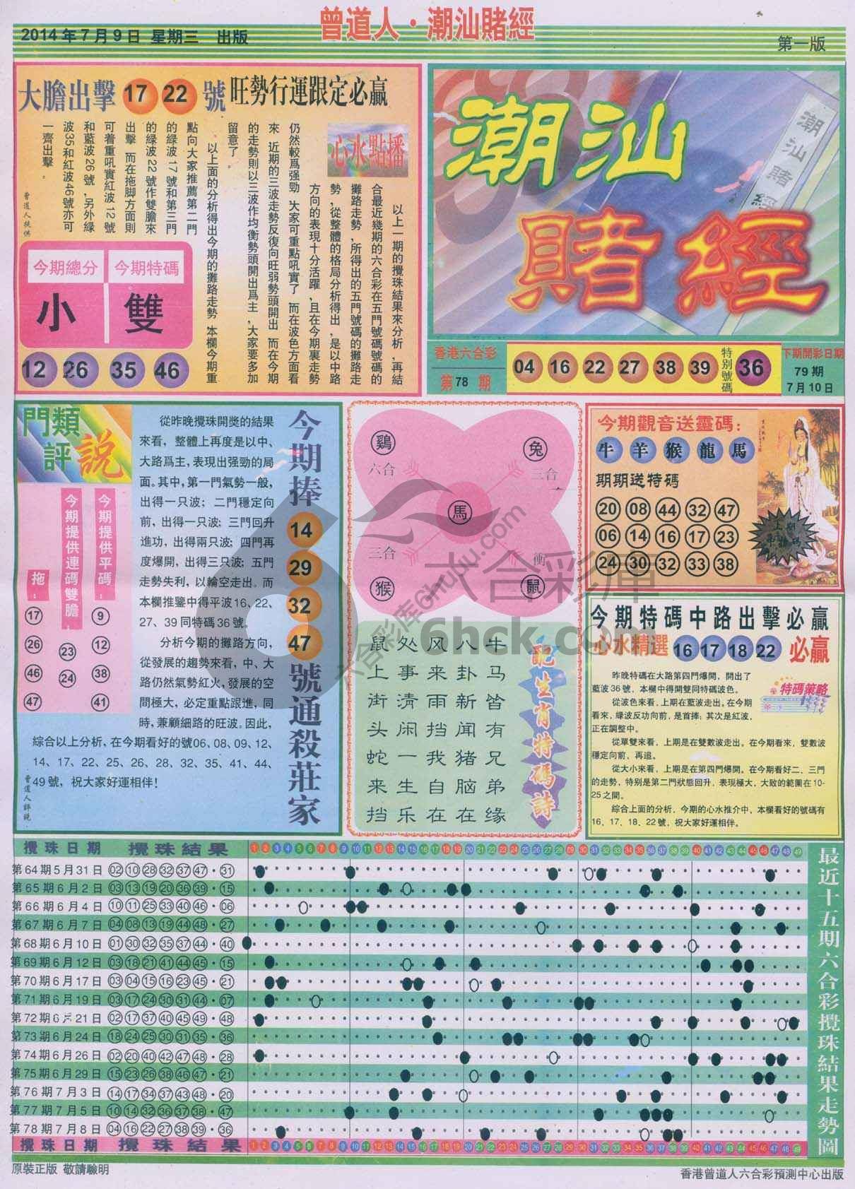 曾道人潮汕赌经