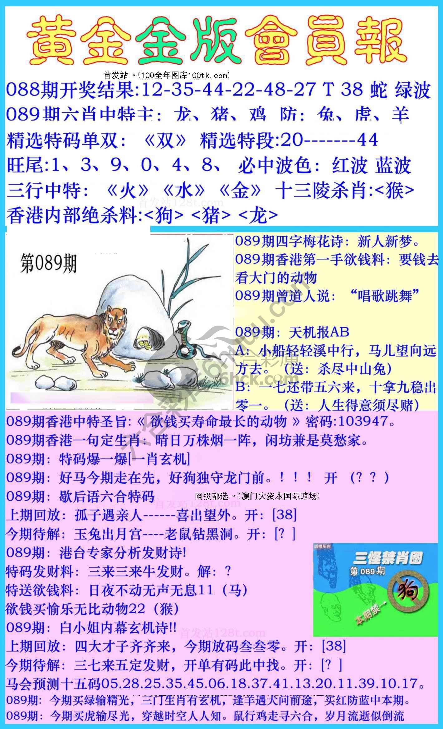 黄金金版会员报