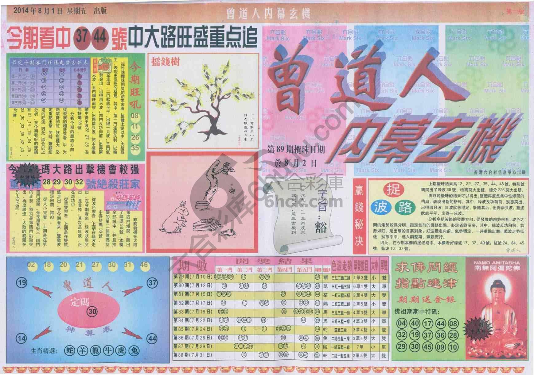 曾道人内幕玄机