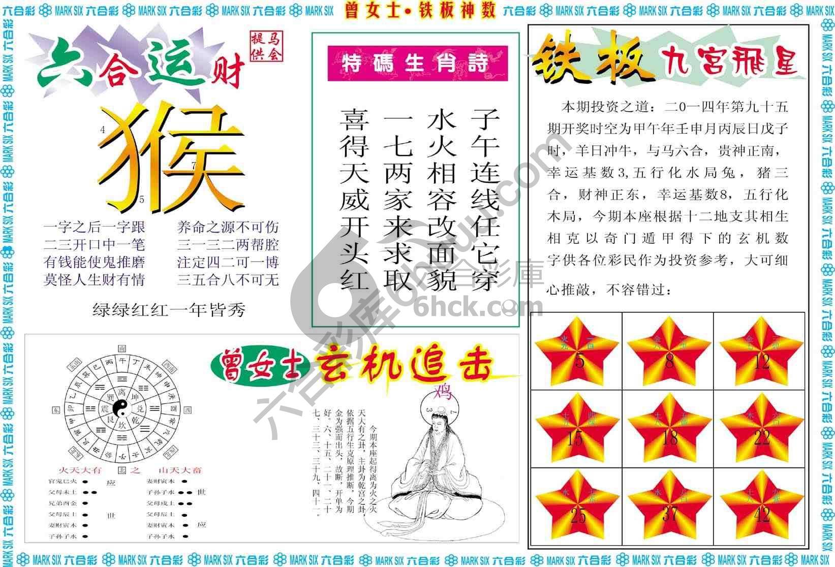 曾女士铁板神数