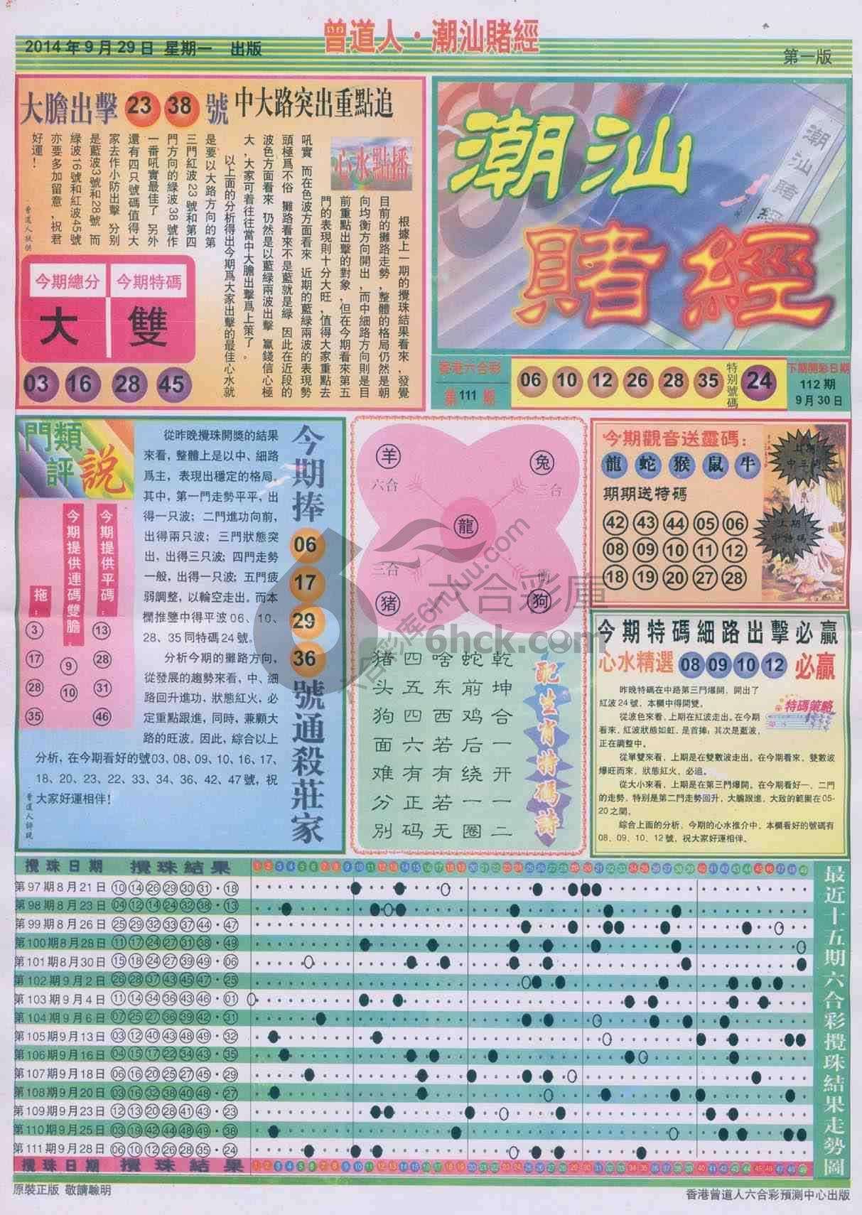 曾道人潮汕赌经