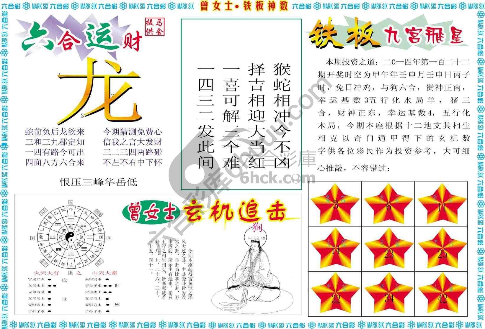 曾女士铁板神数