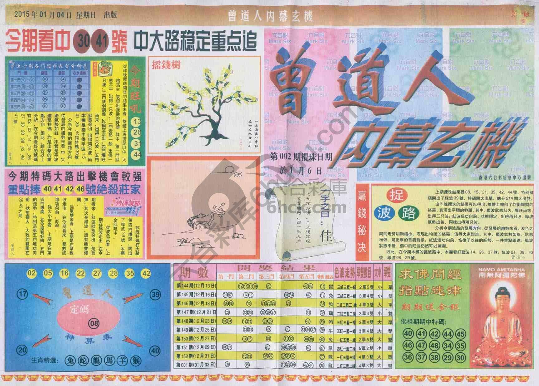 曾道人内幕玄机