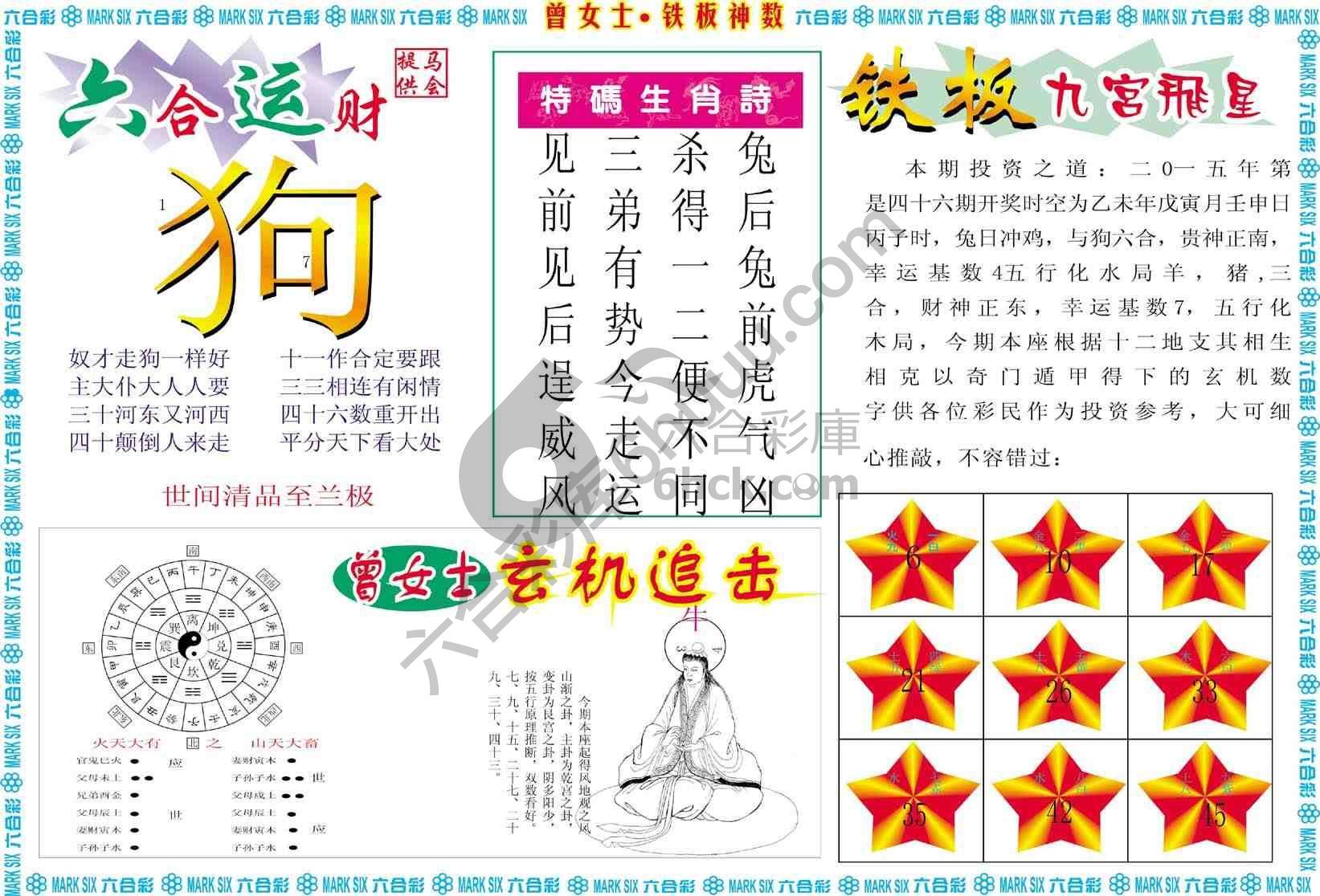 曾女士铁板神数