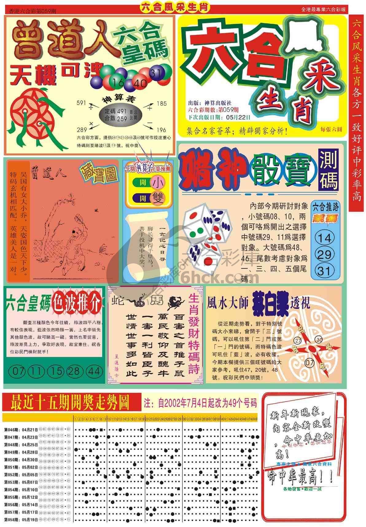 六合风采生肖