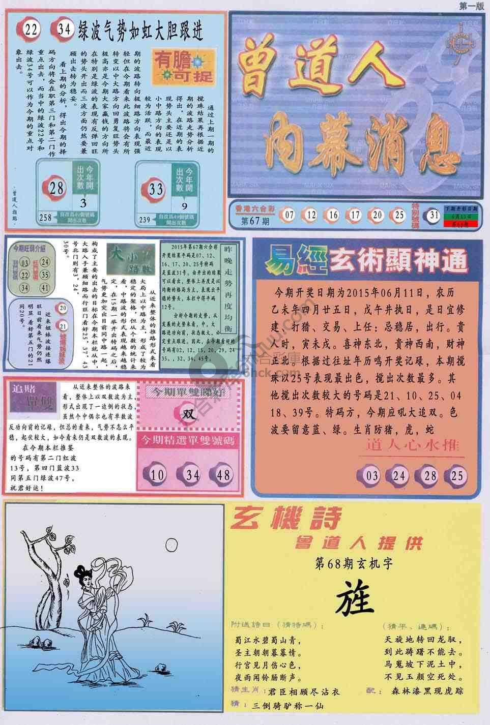 曾道人内幕消息