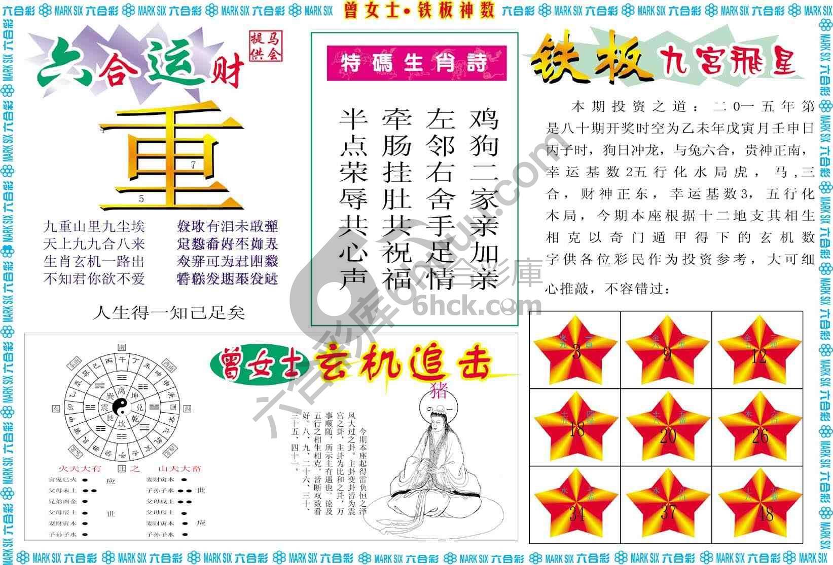 曾女士铁板神数