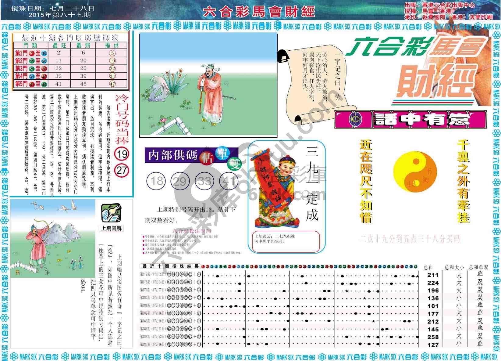 六合彩马会财经