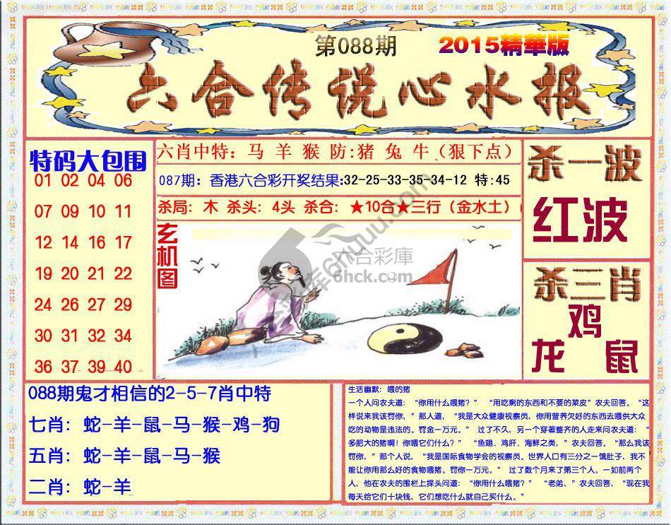 六合传说心水报