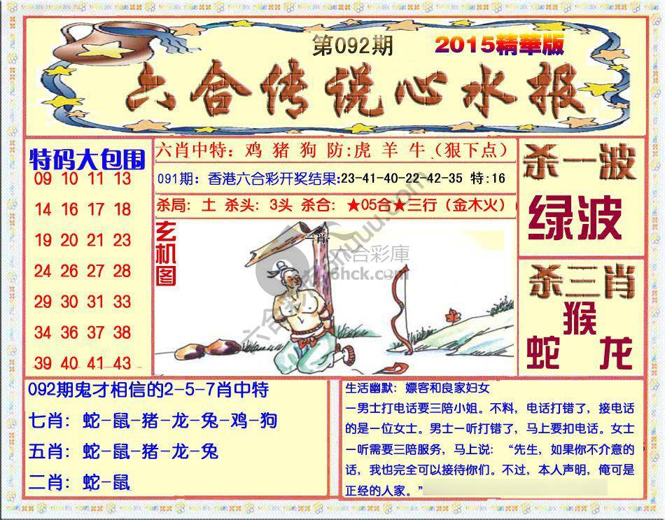 六合传说心水报