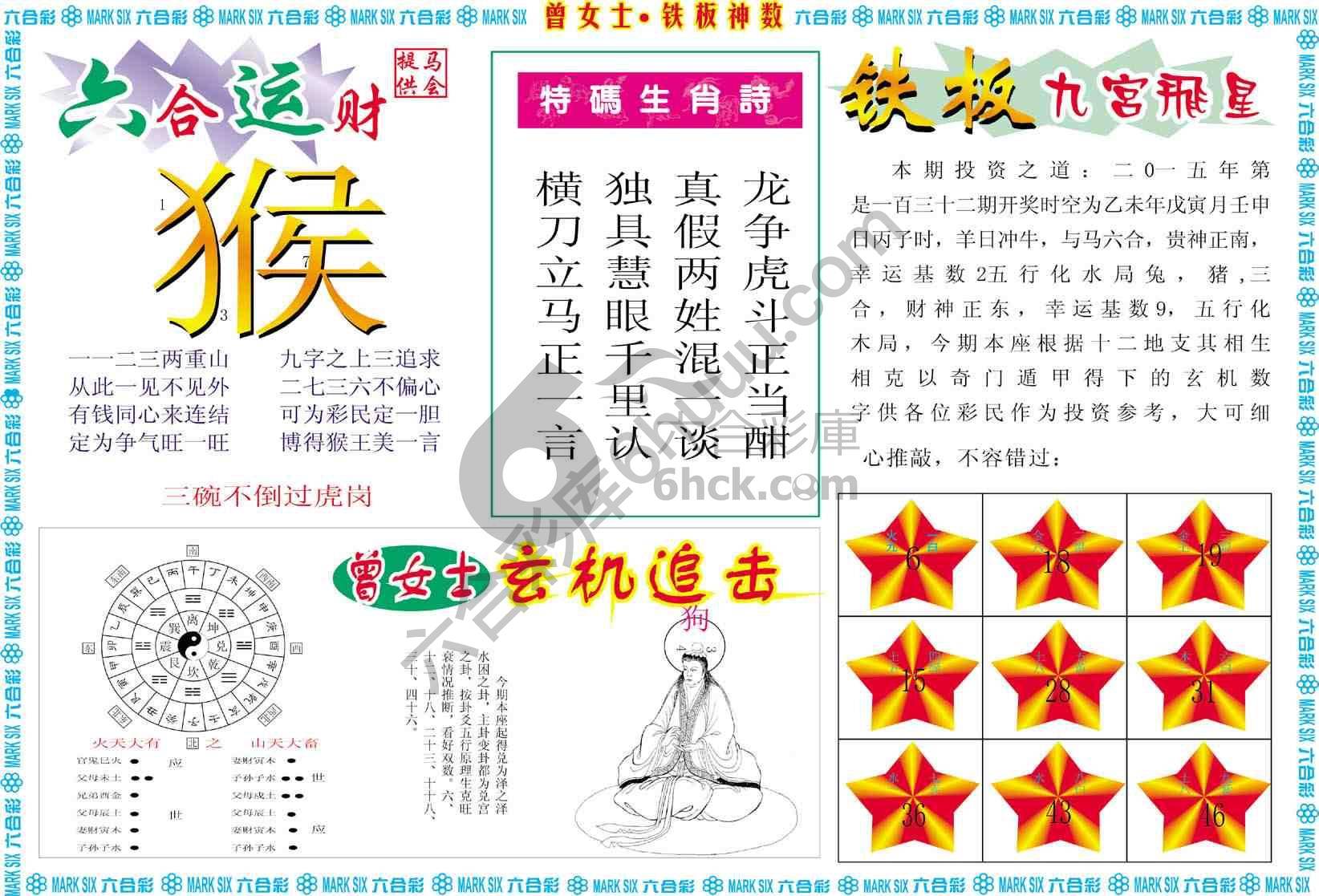 曾女士铁板神数