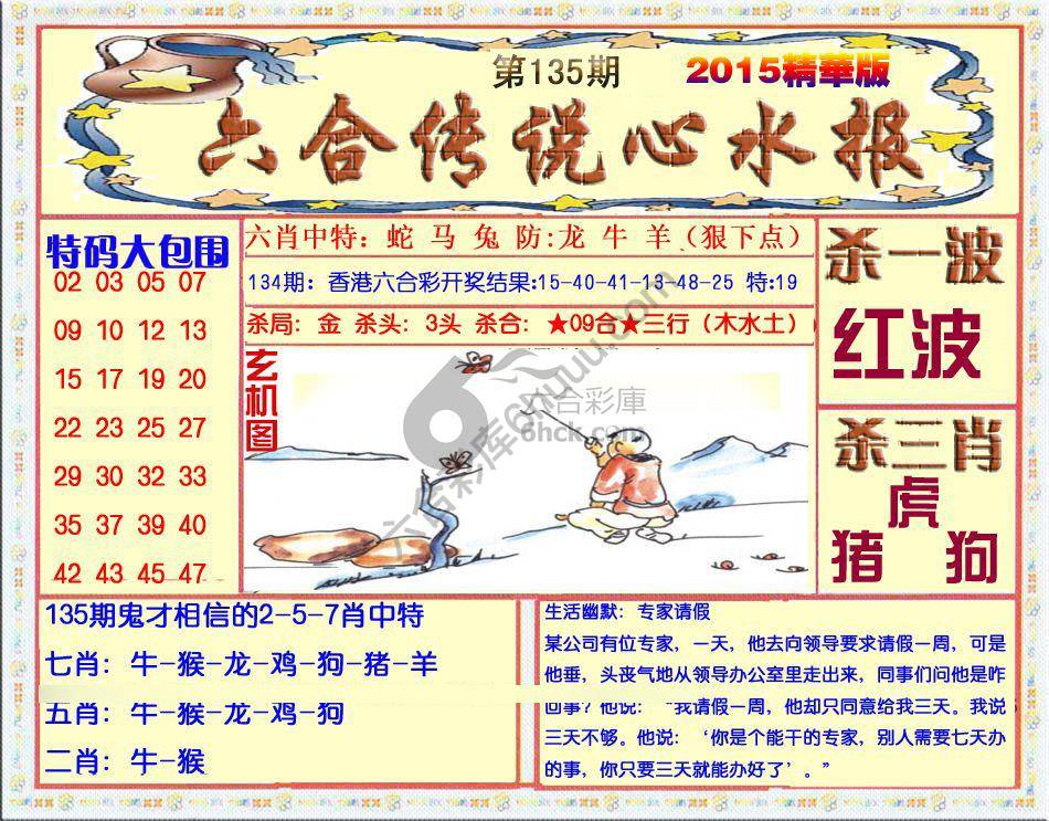 六合传说心水报