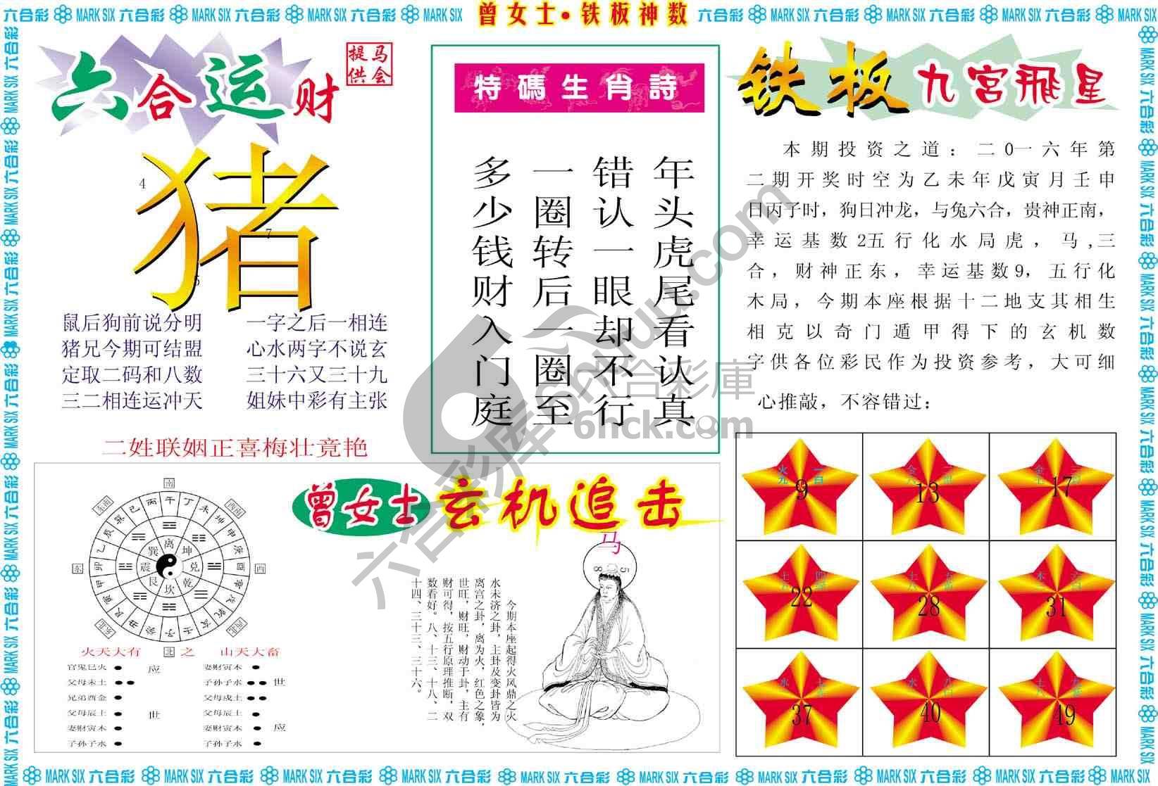 曾女士铁板神数