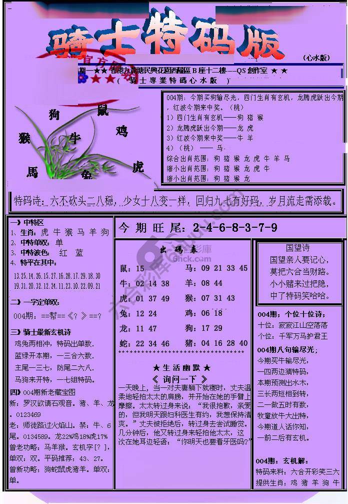 另类骑士特码版