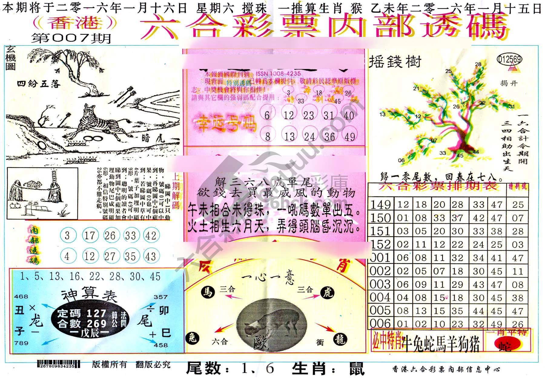 六合内部透码香港版