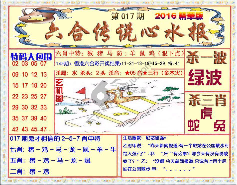 六合传说心水报