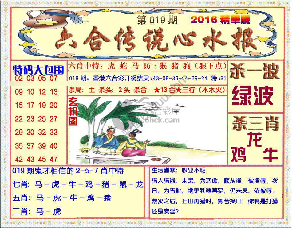 六合传说心水报