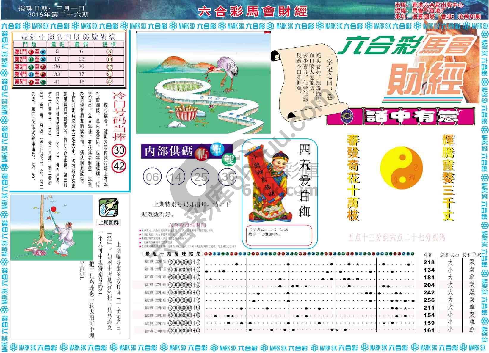 六合彩马会财经