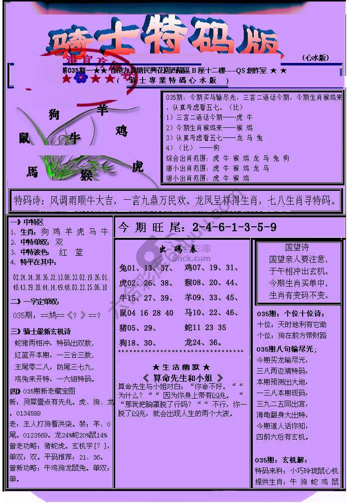 另类骑士特码版